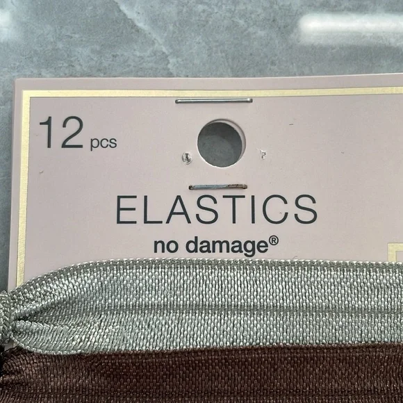 Scunci Elastics No Damage Knotted Hair Ties Ponytail Holders - Picture 3 of 12